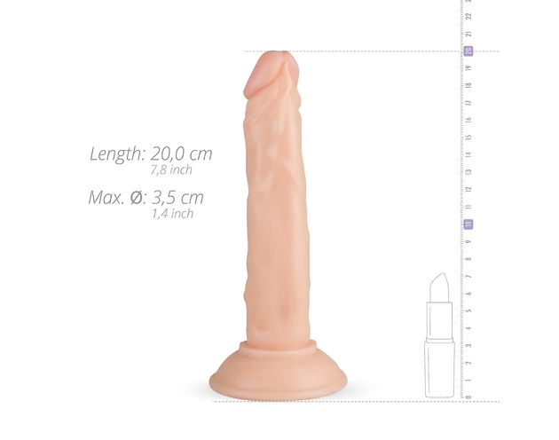 Real Fantasy Blane - élethű dildó - 20cm (natúr)