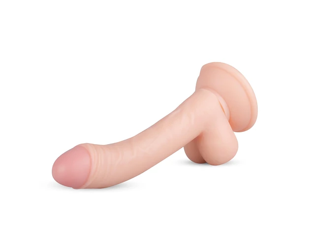 Real Fantasy Vince - herés fitymás dildó - 19,5cm (natúr)
