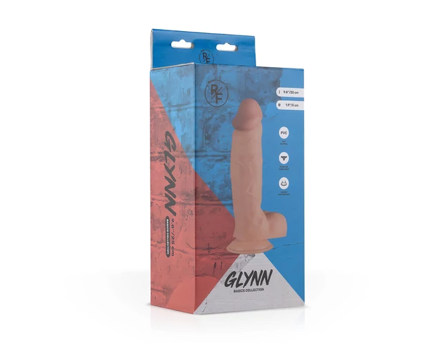 Real Fantasy Glynn - herés élethű dildó - 25cm (natúr)