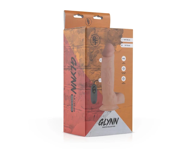 Real Fantasy Glynn - akkus, élethű vibrátor - 25cm (natúr)