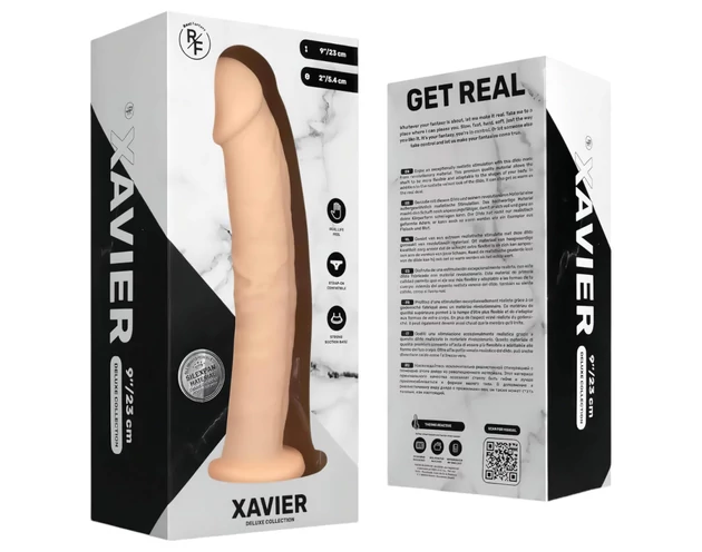 Real Fantasy Xavier - élethű dildó - 23cm (natúr)