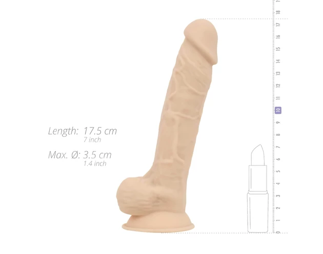 Real Fantasy Percy - élethű dildó - 18cm (natúr)