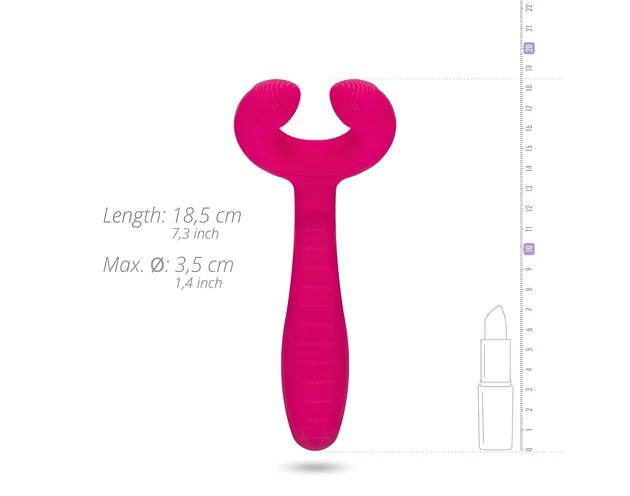 Easytoys Couple - akkus, vízálló párvibrátor (pink)