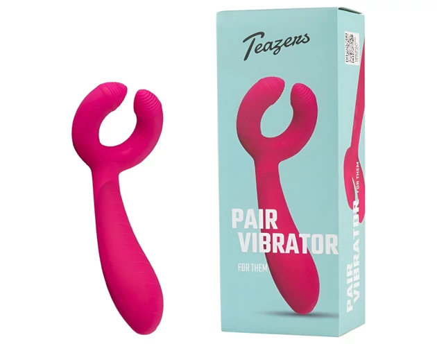 Easytoys Couple - akkus, vízálló párvibrátor (pink)