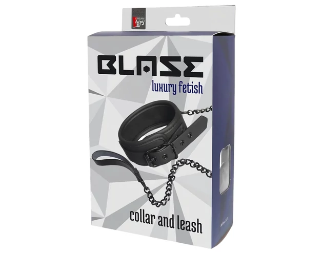 Blaze - nyakörv és póráz (fekete)