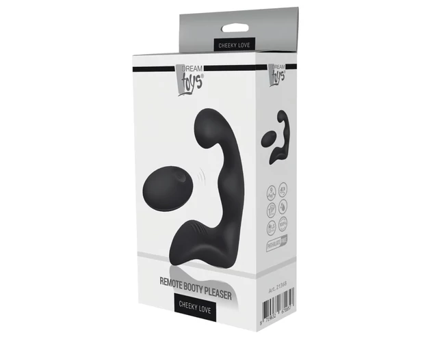Cheeky Love Booty - akkus, rádiós prosztata vibrátor (fekete)