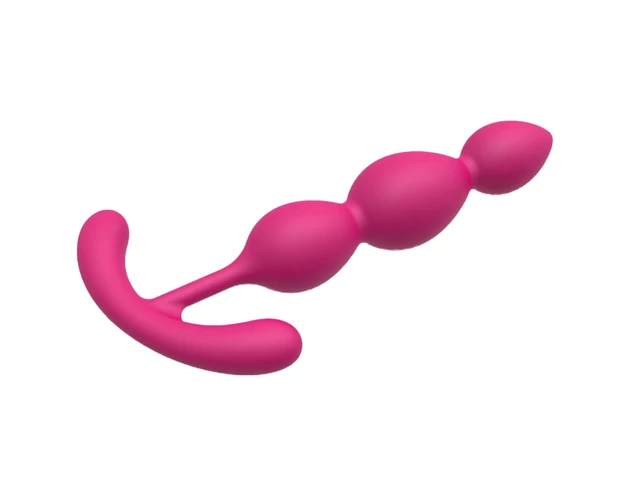 Cheeky Love - gyöngyös anál plug (pink)