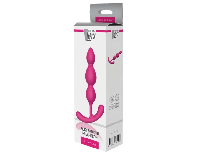 Cheeky Love - gyöngyös anál plug (pink)