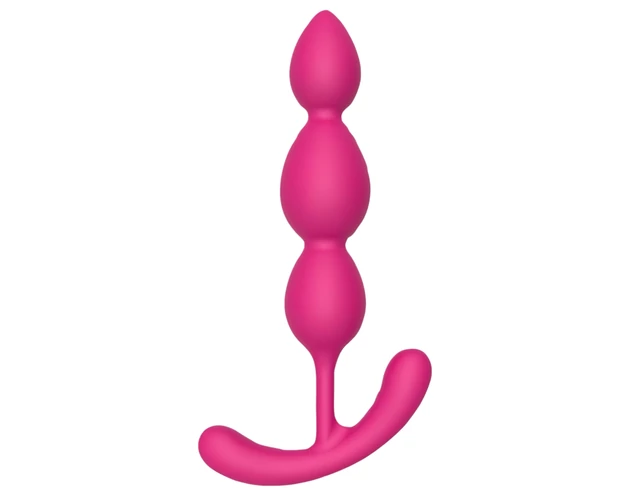Cheeky Love - gyöngyös anál plug (pink)