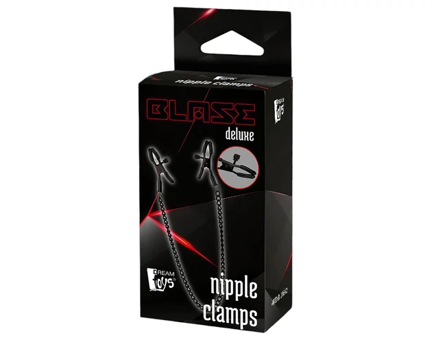 Blaze Deluxe - fém bimbócsipesz lánccal (fekete)