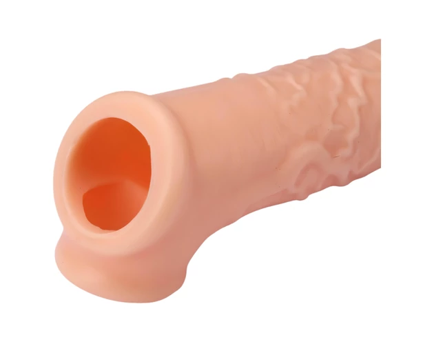 RealStuff Extender 6,5 - péniszköpeny - natúr (17cm)