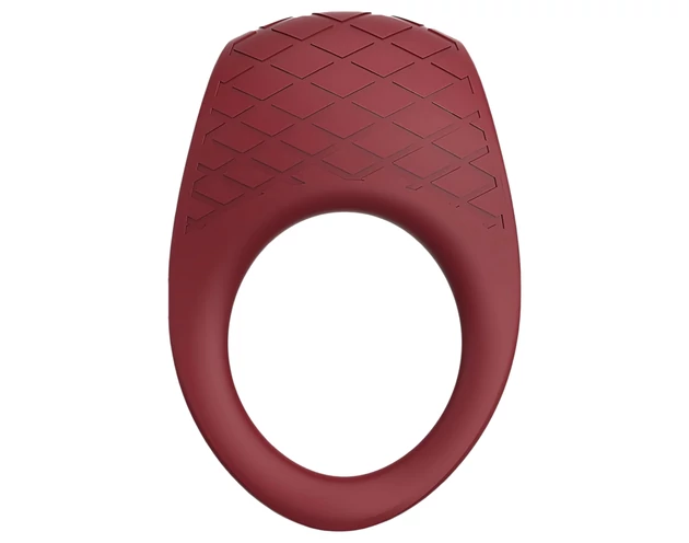 Dreamtoys Ivy - rezgő péniszgyűrű (bordó)