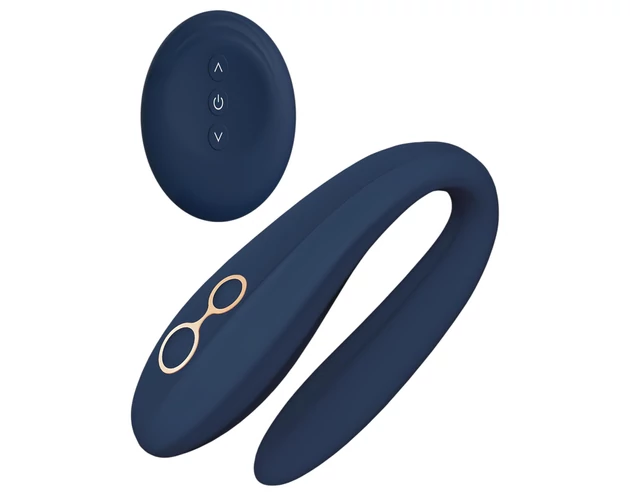 Goddess Ares - hajlítható párvibrátor (kék)