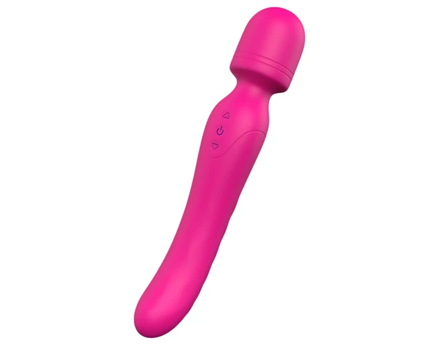 Vibes of Love Wand - akkus, melegítő, masszírozó vibrátor (pink)
