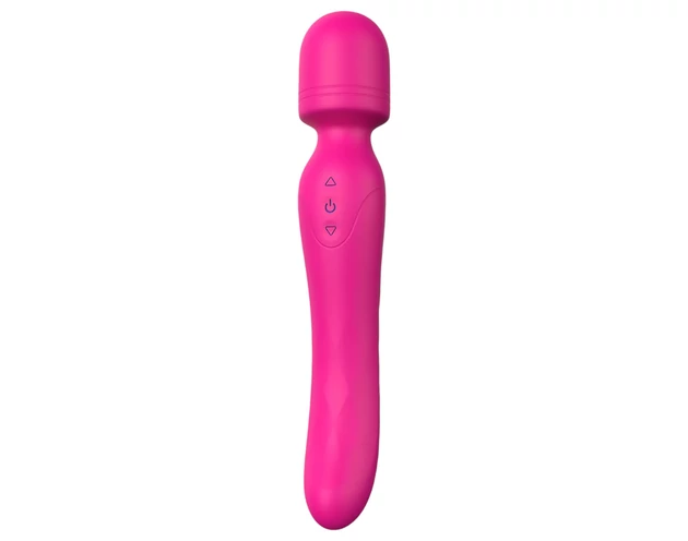 Vibes of Love Wand - akkus, melegítő, masszírozó vibrátor (pink)