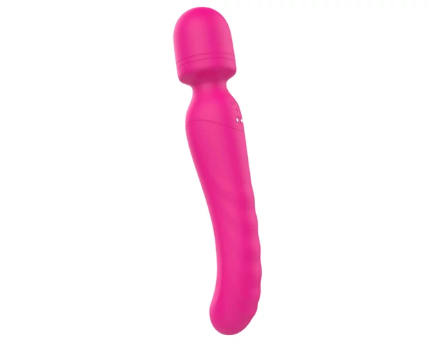 Vibes of Love Wand - akkus, melegítő, masszírozó vibrátor (pink)