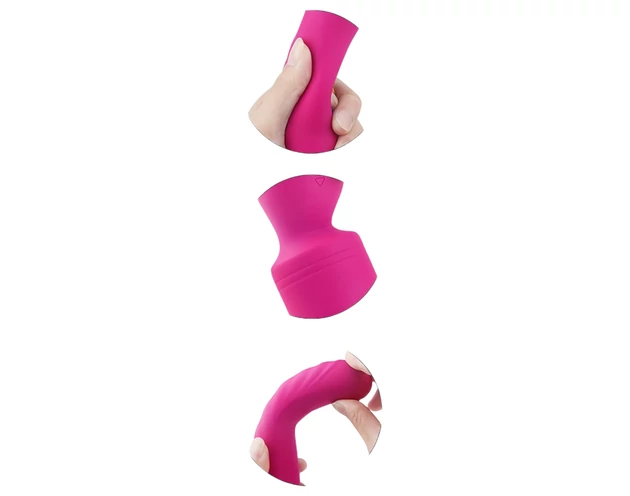 Vibes of Love Wand - akkus, melegítő, masszírozó vibrátor (pink)