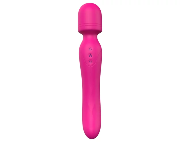 Vibes of Love Wand - akkus, melegítő, masszírozó vibrátor (pink)