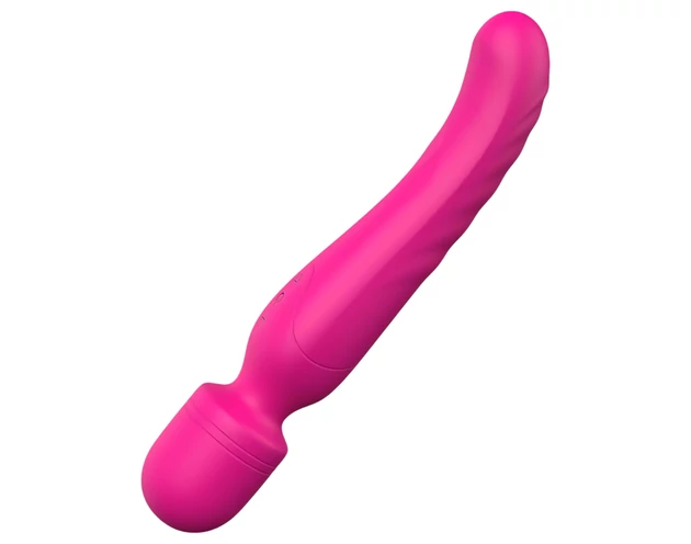 Vibes of Love Wand - akkus, melegítő, masszírozó vibrátor (pink)