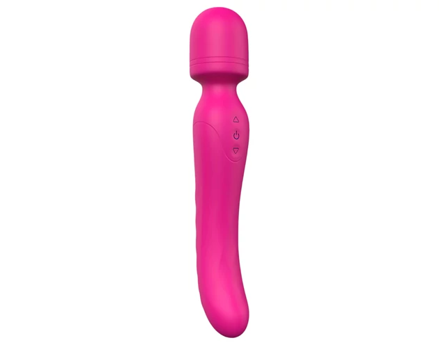 Vibes of Love Wand - akkus, melegítő, masszírozó vibrátor (pink)
