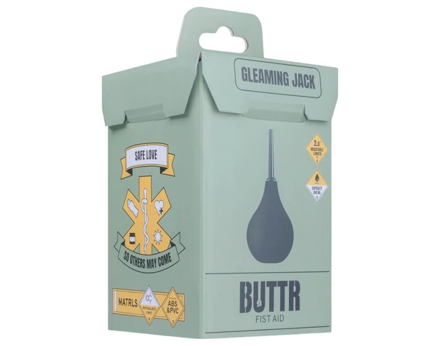 BUTTR Gleaming Jack - anál zuhany (fekete)