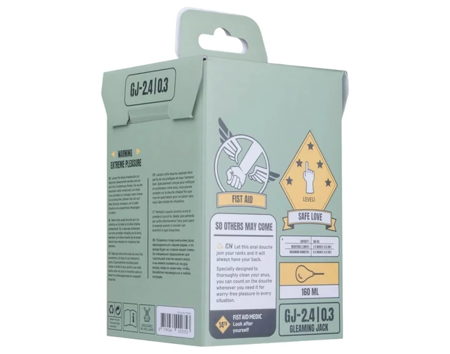 BUTTR Gleaming Jack - anál zuhany (fekete)