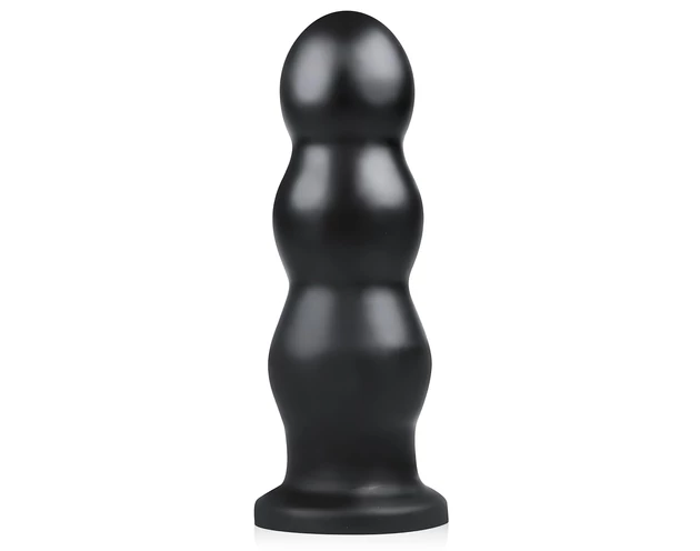 BUTTR Tactical III - tapadókorongos dildó (fekete)