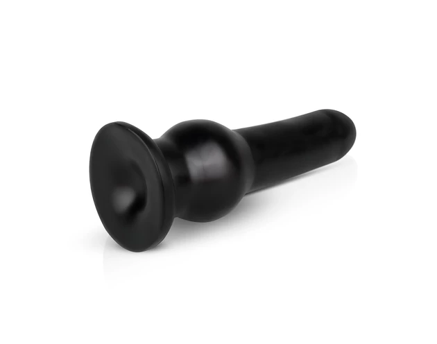 BUTTR Tactical I - tapadókorongos dildó (fekete)
