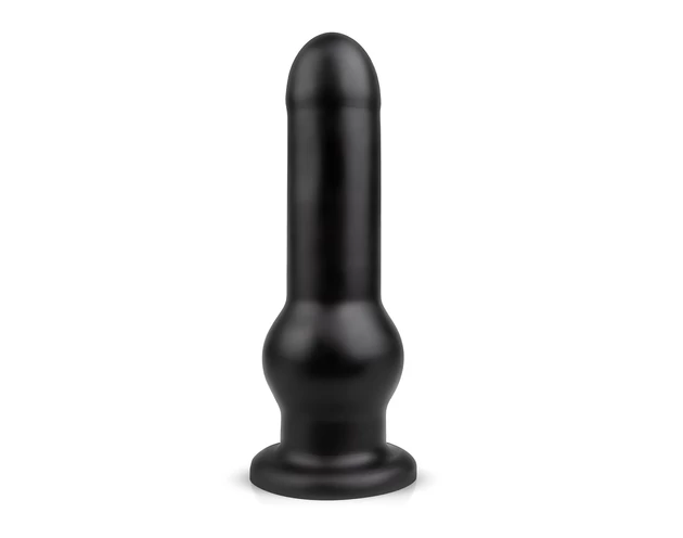 BUTTR Tactical I - tapadókorongos dildó (fekete)