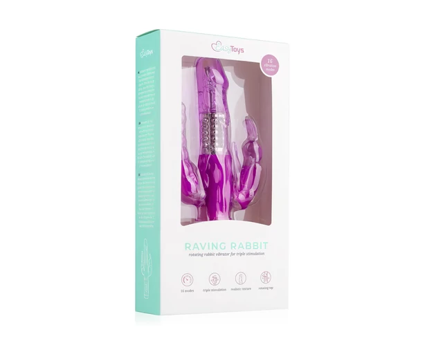 Easytoys Raving Rabbit - 3 ágú vibrátor (pink)