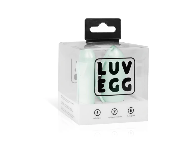 LUV EGG - akkus, rádiós vibrációs tojás (zöld)
