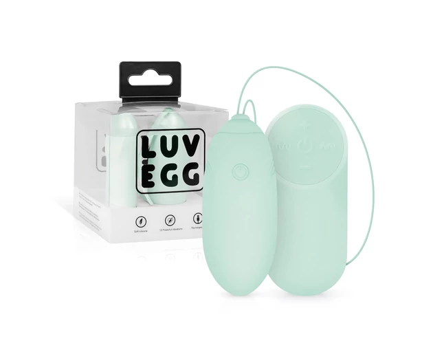 LUV EGG - akkus, rádiós vibrációs tojás (zöld)