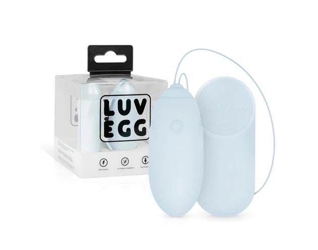 LUV EGG - akkus, rádiós vibrációs tojás (kék)