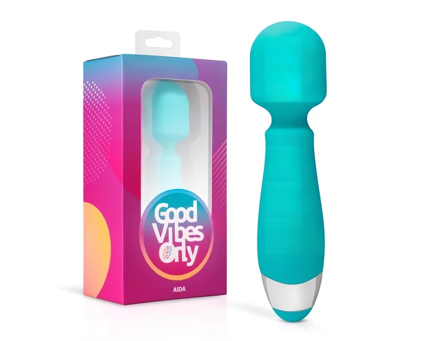 Good Vibes Aida - vízálló masszírozó vibrátor (türkiz)