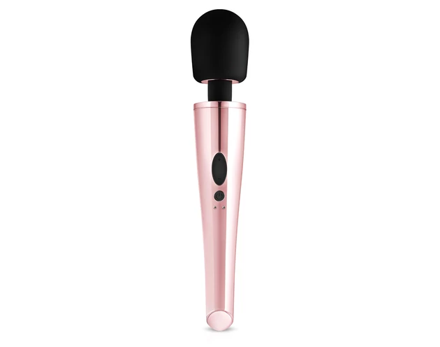 Rosy Gold Wand - akkus, masszírozó vibrátor (rosegold)