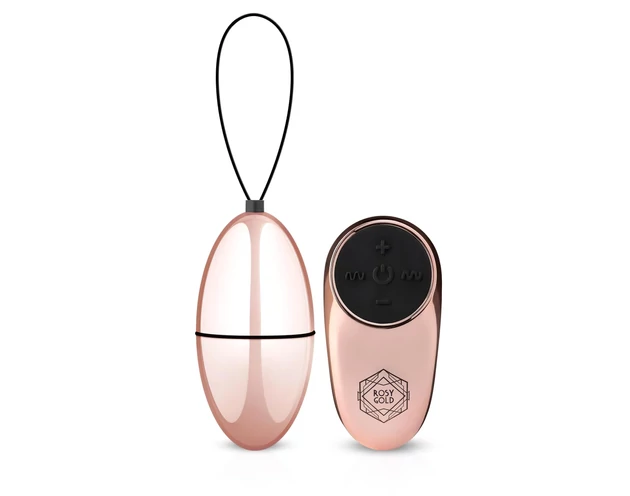 Rosy Gold Egg - vízálló, vibrációs tojás (rosegold)