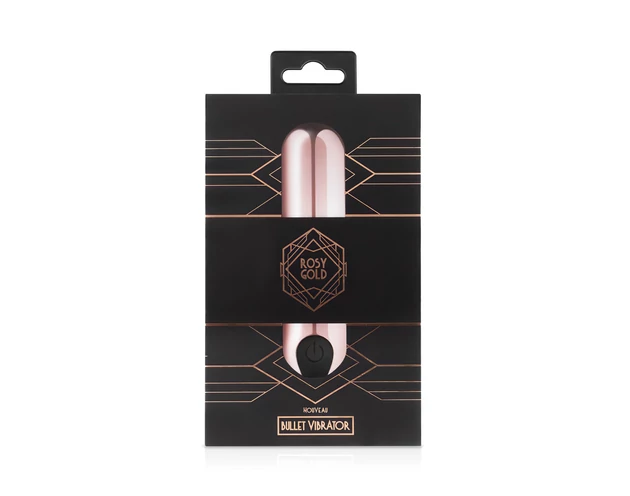 Rosy Gold Bullet - akkus, mini rúdvibrátor (rosegold)