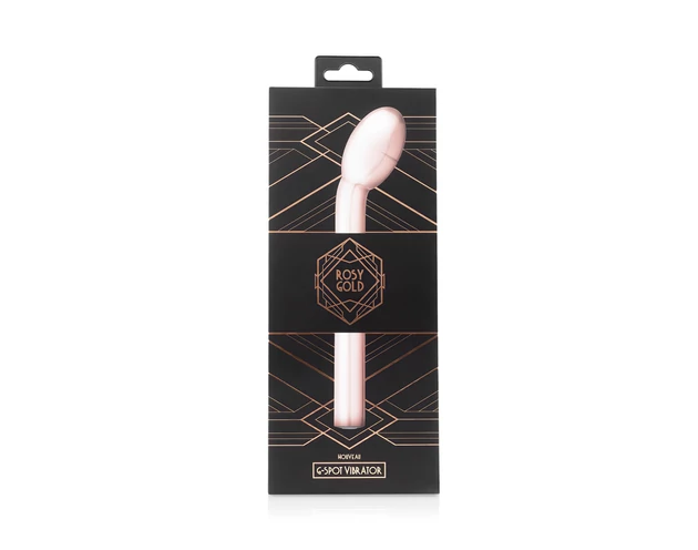 Rosy Gold G-spot - akkus, G-pont vibrátor (rosegold)