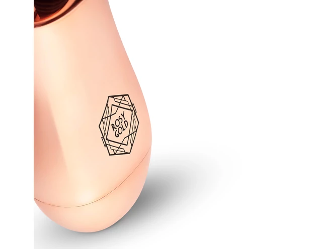 Rosy Gold Mini Wand - akkus, masszírozó vibrátor (rosegold)