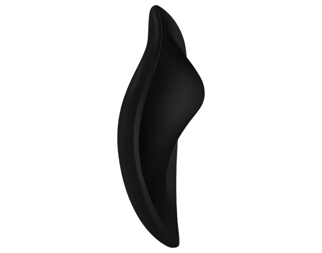 Pantyrebel - akkus, rádiós vibrációs csipke tanga - fekete (S-L)
