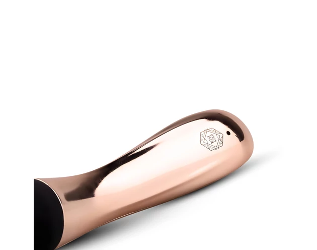 Rosy Gold Wand Curve - akkus, masszírozó vibrátor (rosegold)