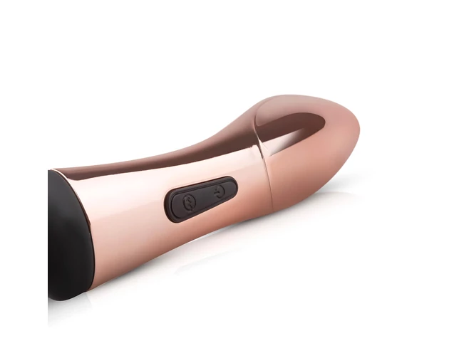 Rosy Gold Wand Curve - akkus, masszírozó vibrátor (rosegold)