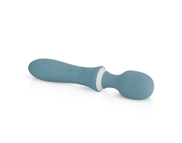 Bloom Orchid Wand - akkus, masszírozó vibrátor (türkiz)