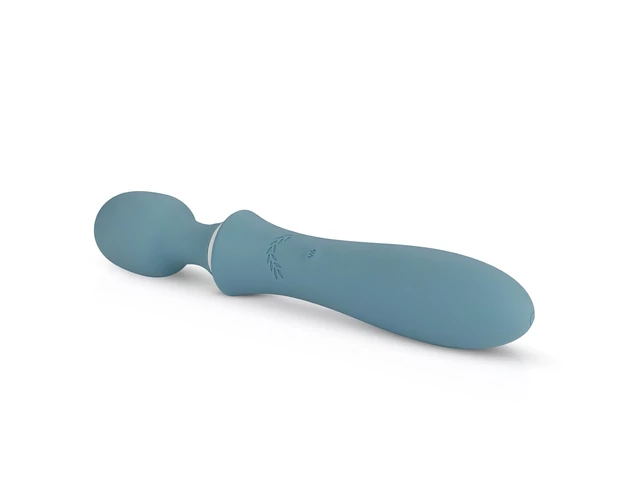 Bloom Orchid Wand - akkus, masszírozó vibrátor (türkiz)