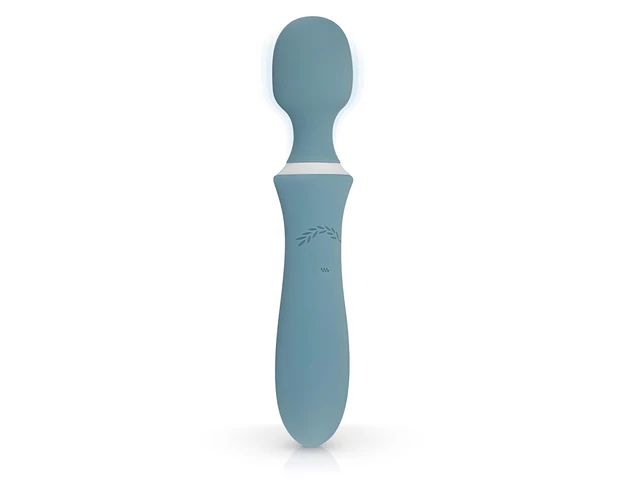 Bloom Orchid Wand - akkus, masszírozó vibrátor (türkiz)