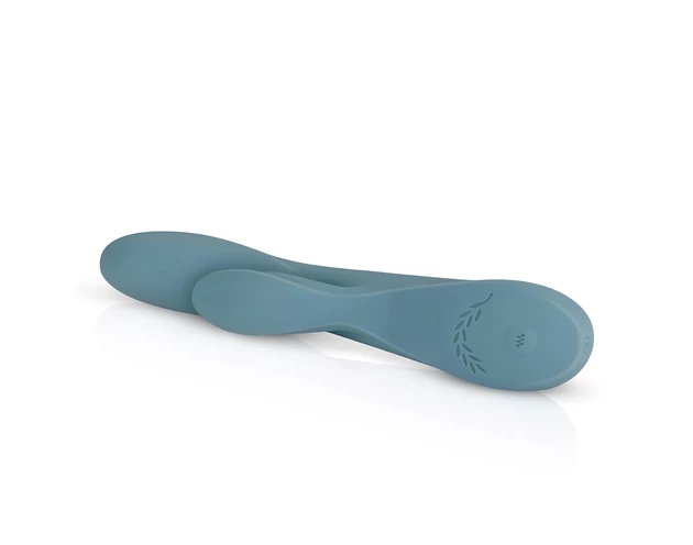 Bloom Violet Rabbit - csiklókaros G-pont vibrátor (türkiz)