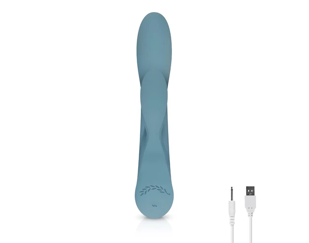 Bloom Violet Rabbit - csiklókaros G-pont vibrátor (türkiz)