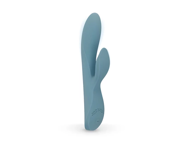Bloom Violet Rabbit - csiklókaros G-pont vibrátor (türkiz)