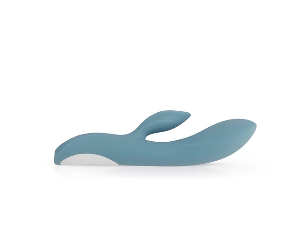Bloom Violet Rabbit - csiklókaros G-pont vibrátor (türkiz)