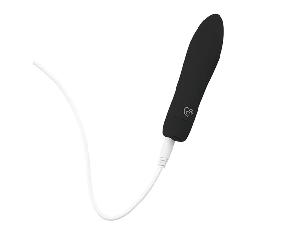 Easytoys Velvet Vibe - akkus rúd vibrátor (fekete)